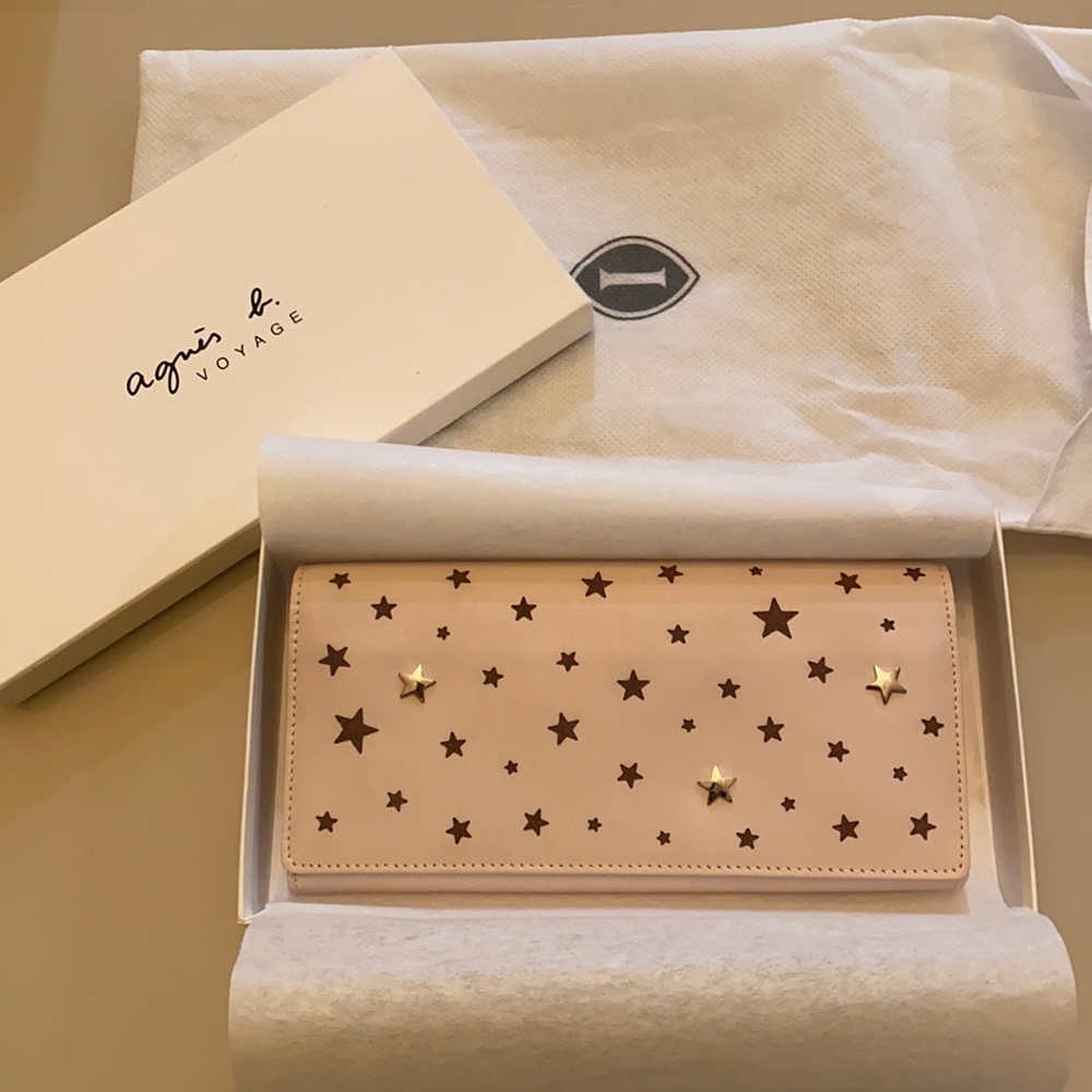 Agnes B Voyage leather wallet